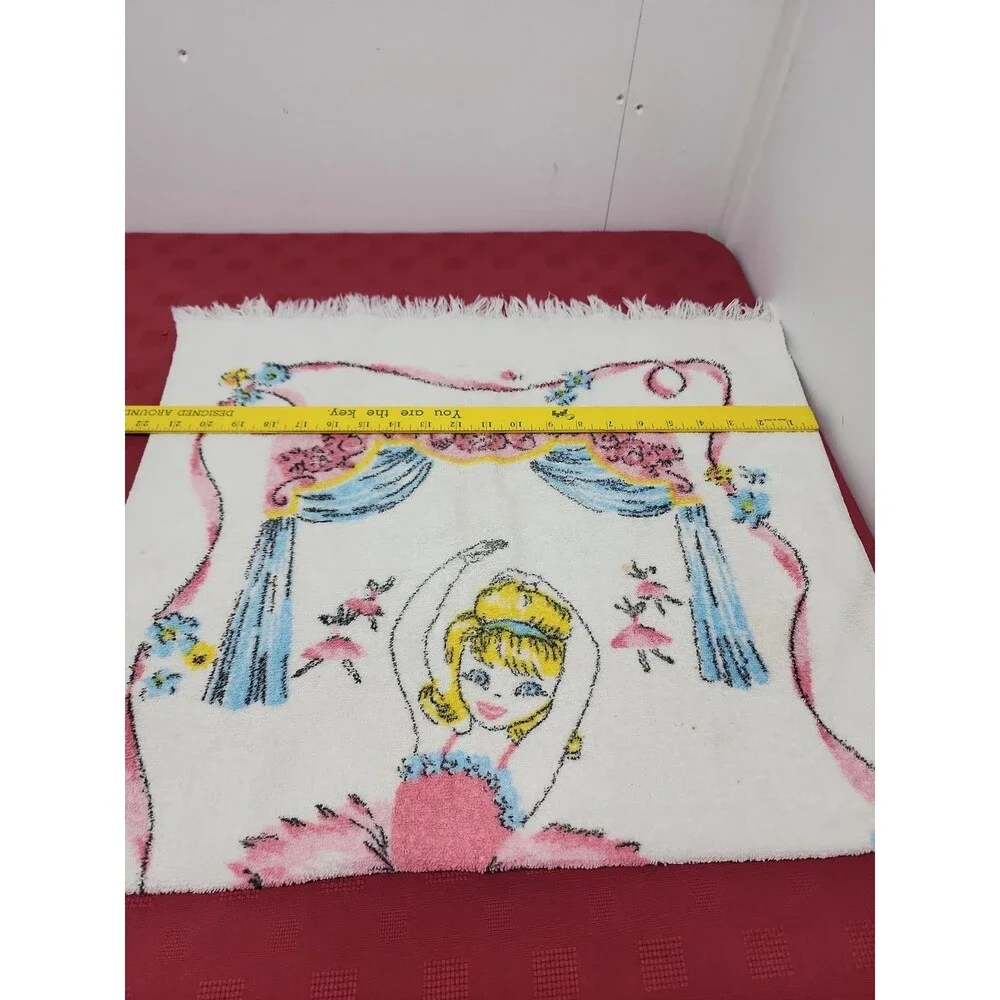 Vintage Cannon Ballerina Bath Towel 100% Cotton 22 Inch X 39 Inch 1960's READ